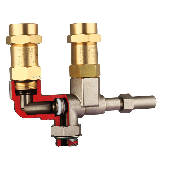 دریچه ایمنی با محدوده دمای -29.C ~ 140.C و فشار تنظیم شده 0.3 ~ 4.5MPa گواهینامه CE