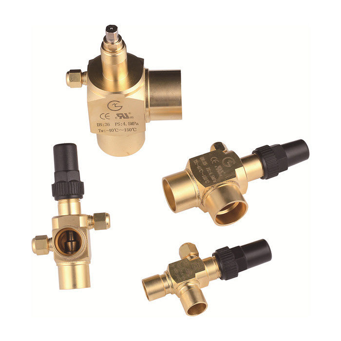 دریچه زاویه یخچال برای CFC HCFC HFC R717 رسانه با عمر طولانی و فشار 9.5MPa