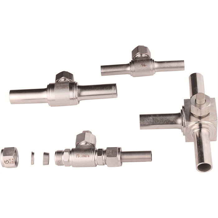 DN4  DN40 Co2 Valve Ball برای -40C  140C محدوده دمای در کاربردهای صنعتی