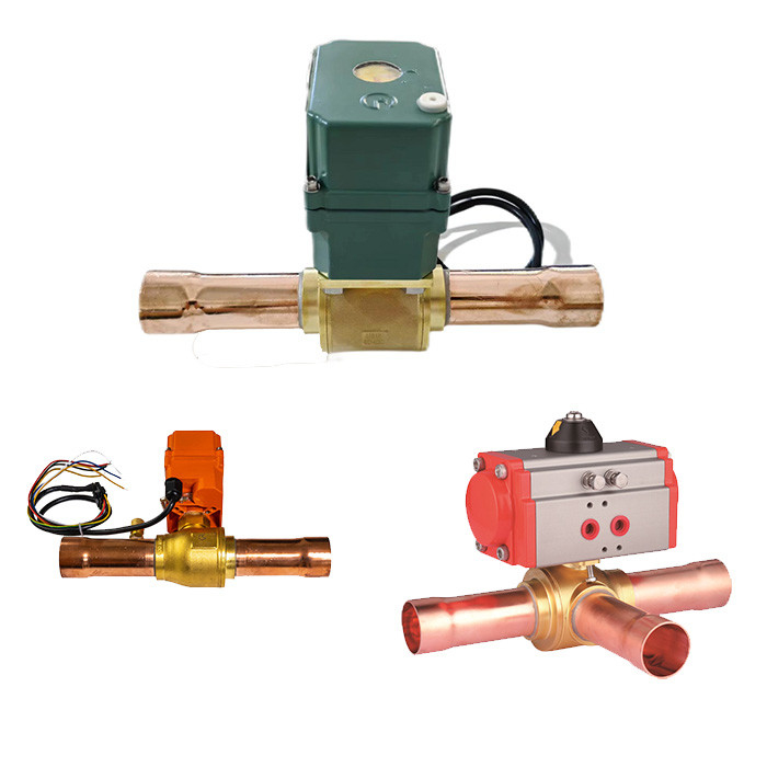 IP67 درجه بندی Smart Electric Refrigerant Ball Valve برای محیط های خشن