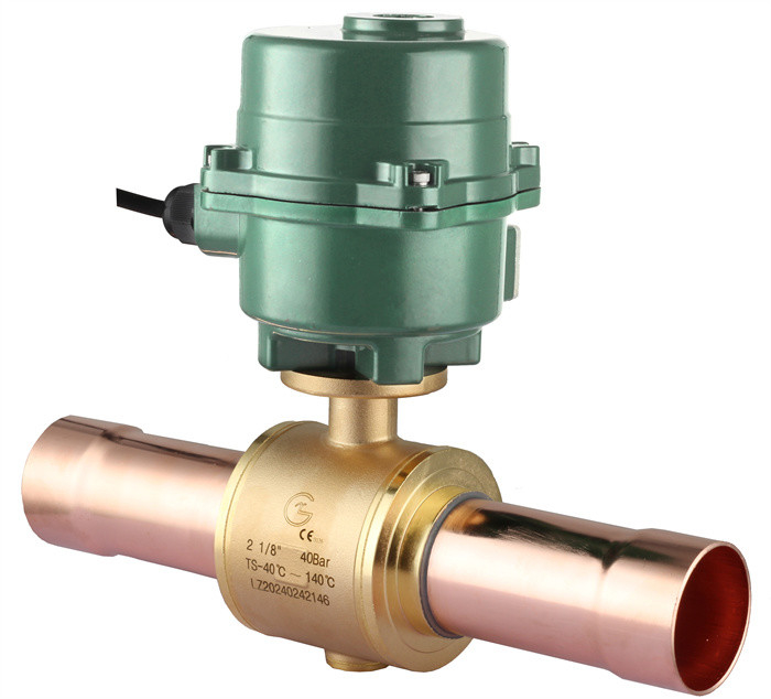 IP67 درجه بندی Smart Electric Refrigerant Ball Valve برای محیط های خشن