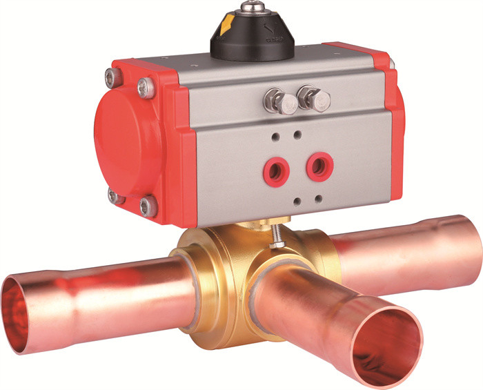 IP67 درجه بندی Smart Electric Refrigerant Ball Valve برای محیط های خشن
