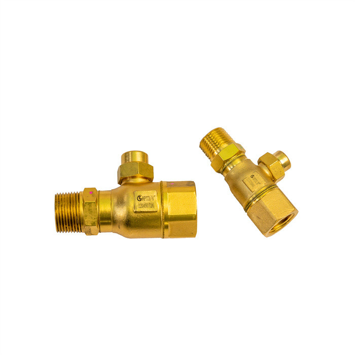 نصب آسان دریچه خنک کننده سه طرفه 0.3 ∼ 5.0MPa برای CFC HCFC و HFC Refrigerants